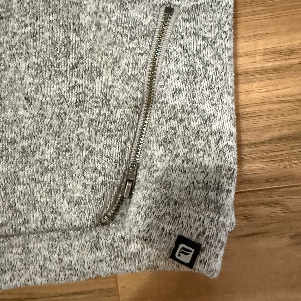 Fabletics Gray Zip-Up - Picture 4 of 6